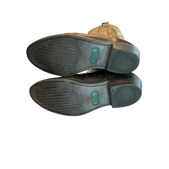 Laredo Paris Round Toe Cowboy  Mens Brown Western Boots  Size 10 1/2 EW … - Picture 7 of 9